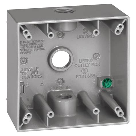 double gang electrical box|weatherproof 2 gang outlet box.